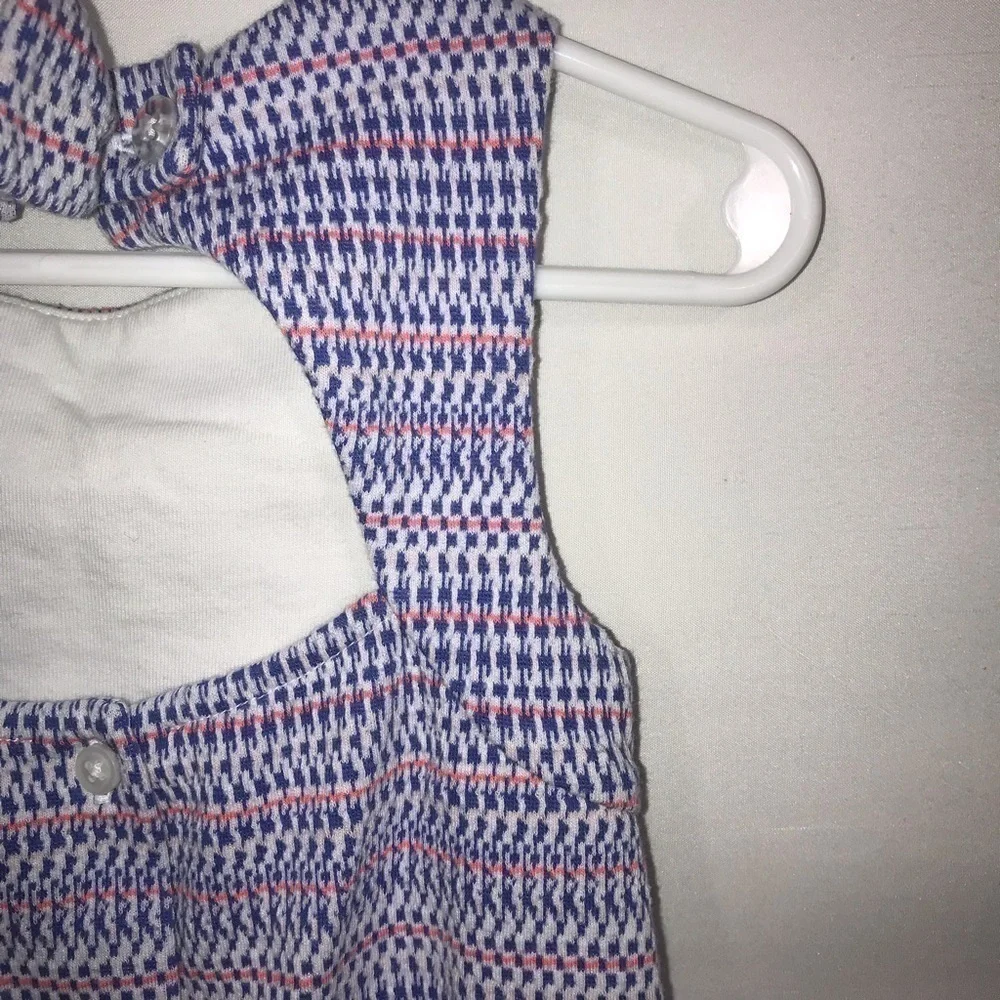 Janie and Jack Blue & Pink Sleeveless Dress